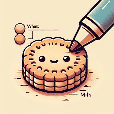 Image of Round Teething Biscuits for Baby