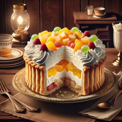Image of Royal Ambrosia Pie Ice Cream Pudding Pie