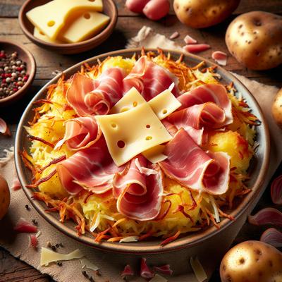 Image of Rsti with Parma Ham and Emmenthal