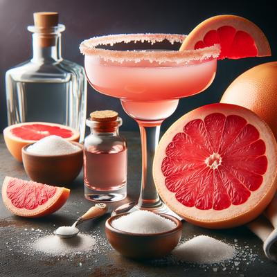 Image of Ruby Grapefruit Margaritas with Sugar Rim