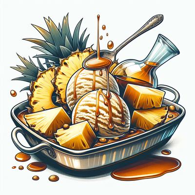 Image of Rum Runner's Pineapple on Ice Cream