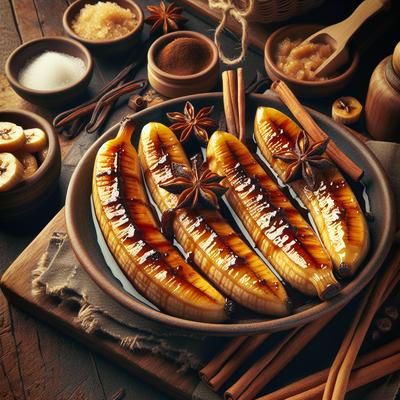 Image of Rummy Baked Bananas