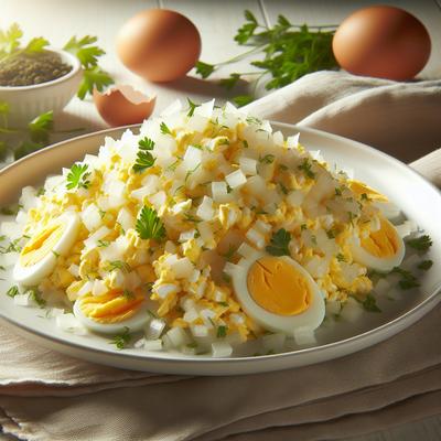 Image of Russian Chopped Eggs with Onion