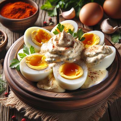 Image of Russian Eggs with Horseradish Sauce