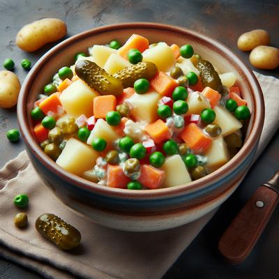 Image of Russian Potato Salad Olivier from South Russia