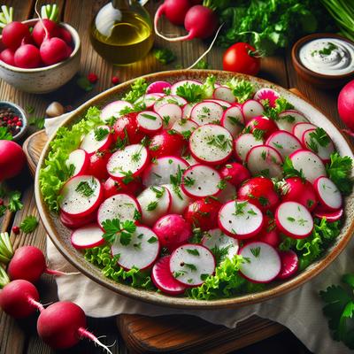 Image of Russian Red and White Radish Salad