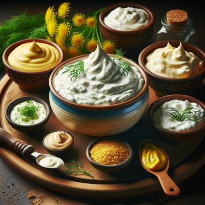 Image of Russian Style Creamy Salad Dressing