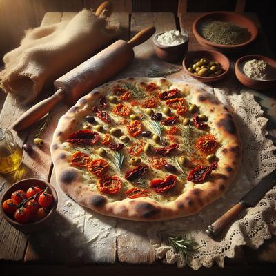 Image of Rustic Country Flatbread with Added Goodies