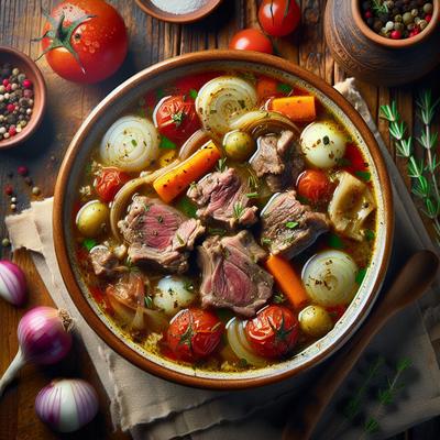 Image of Rustic Lamb Soup from Florence Minestra Dagnello