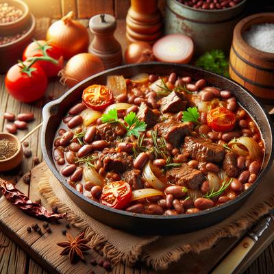 Image of Ruth's Beef and Bean Skillet Supper