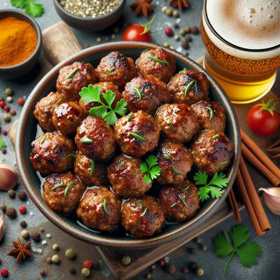 Image of Ruth's Beer Marinated Meatballs
