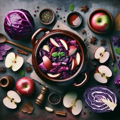 Image of Ruth's German Red Cabbage and Apples