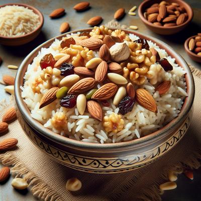 Image of Ruzz Bi I Mukassarat Egyptian Rice with Nuts