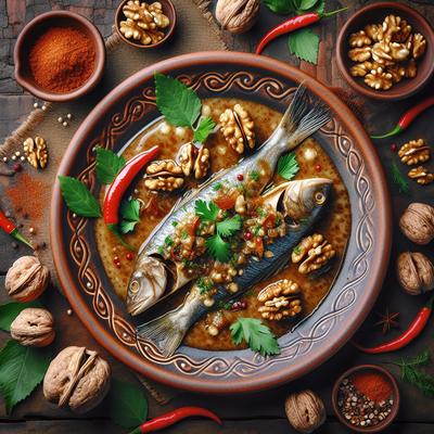 Image of Rybnoye Satsivi Fish in Georgian Walnut Sauce
