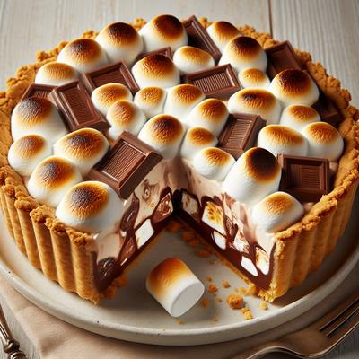 Image of S Mores Ice Cream Pie