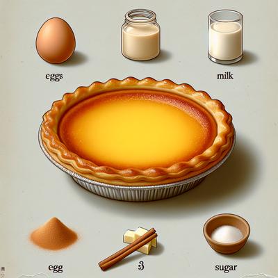 Image of S W Cafeteria Egg Custard Pie