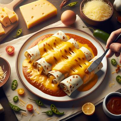 Image of Sa Style Cheese Enchiladas