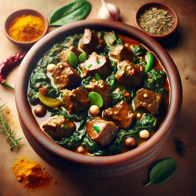 Image of Saag Gosh Indian Lamb Stew