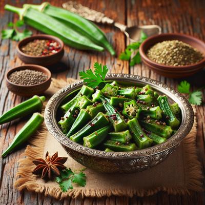 Image of Sabzi Bhendi Sauteed Okra with Cumin