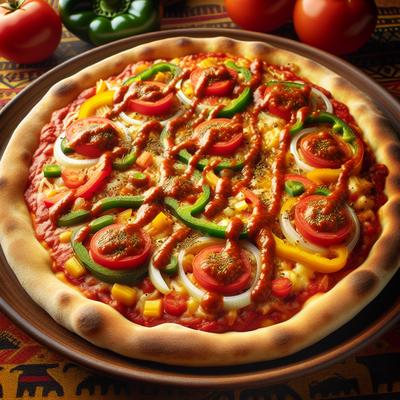 Image of Safari Pizza with Harissa