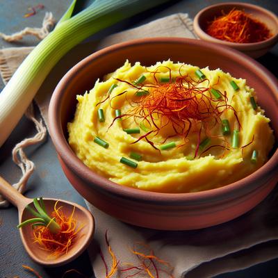 Image of Saffron and Leek Mash
