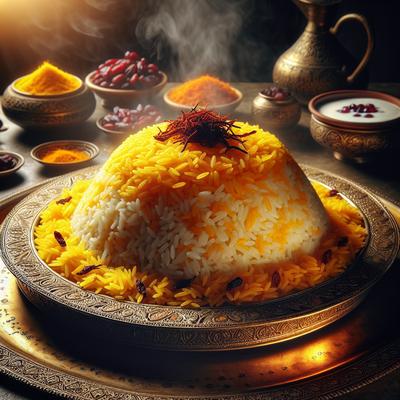 Image of Saffron Rice or Tacheen