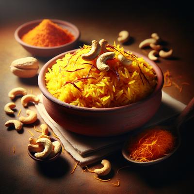 Image of Saffron Rice with Cashews