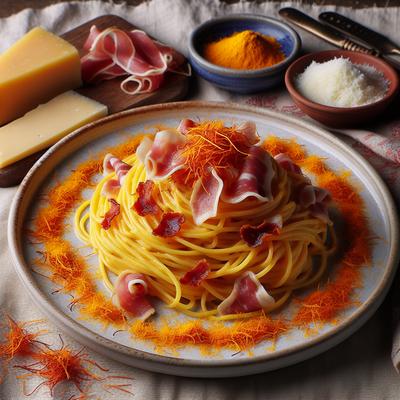Image of Saffron Spaghetti Alla Carbonara