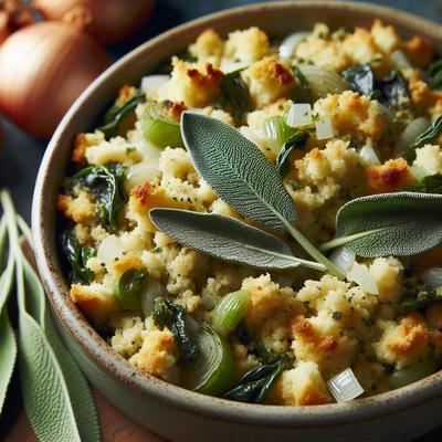 Image of Sage and Onion Stuffing for Roast Chicken
