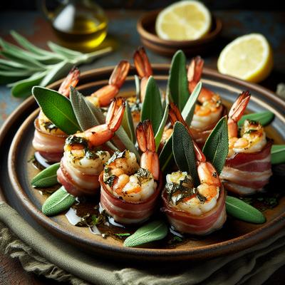 Image of Sage and Pancetta Shrimp