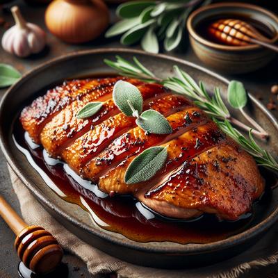 Image of Sage Duck Breasts with Balsamic Honey