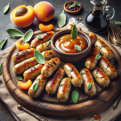 Image of Sage Sausage Bites with Balsamic Apricot Dip