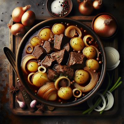 Image of Sailor's Beef Casserole Merimiespihvi Finnish