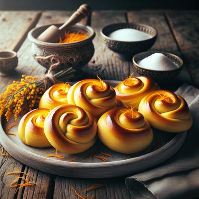 Image of Saint Lucia Buns Lussekatter Saffron Buns