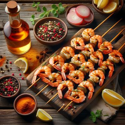 Image of Saki Shrimp Kabobs