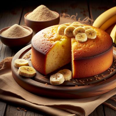 Image of Sakina's Banana Cake with with Semolina