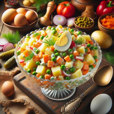 Image of Salad Olivier Russian Potato Salad
