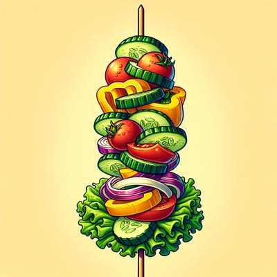 Image of Salad on a Stick