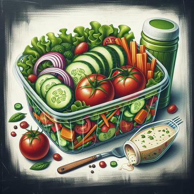 Image of Salad on the Run