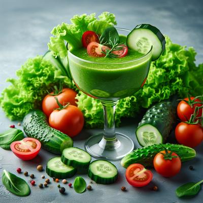 Image of Salad Smoothie for Juicer or Blender