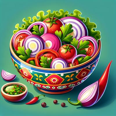 Image of Salada De Cebola Brazilian Onion Salad