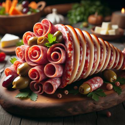 Image of Salami Cornucopia Appetizers