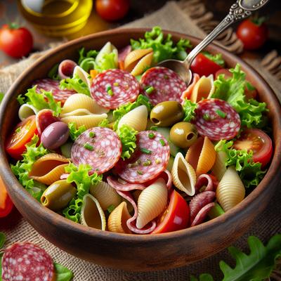 Image of Salami N Shells Salad