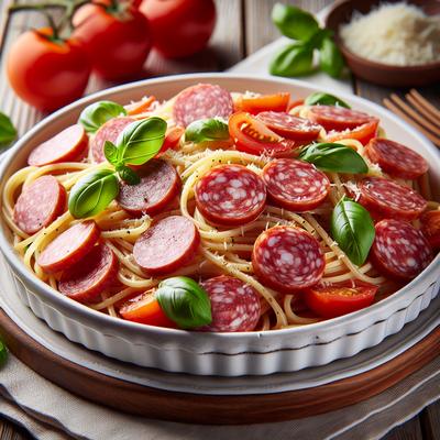 Image of Salami Spaghetti