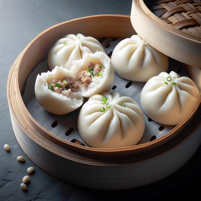 Image of Salapow Steam Buns Dia Bao or Dim Sum