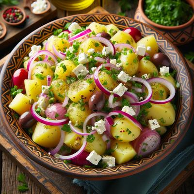 Image of Salata Pataton Greek Potato Salad