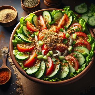 Image of Salata Tahini Middle Eastern Tahini Salad
