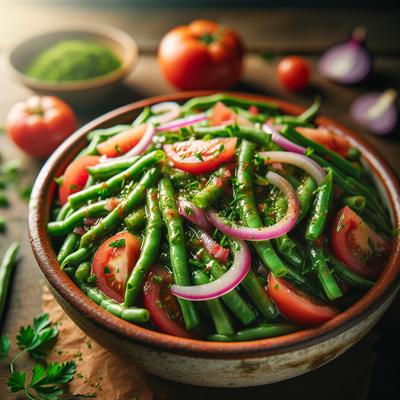 Image of Salatah El Loobyea Lebanese Green Bean Salad