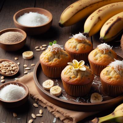 Image of Salba Banana Coconut Muffins