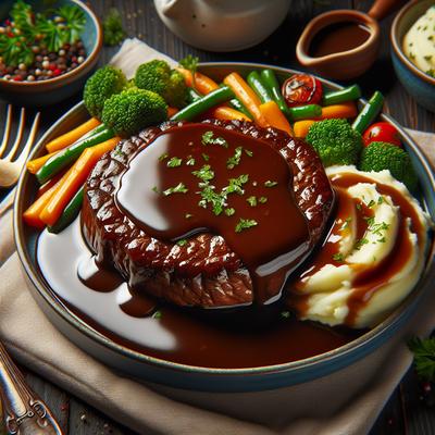 Image of Salisbury Steak a La Microwave